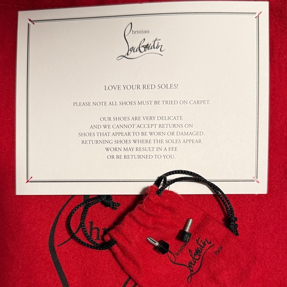 Christian Louboutin Black Patent Leather Heels - used once - Picture 4 of 7